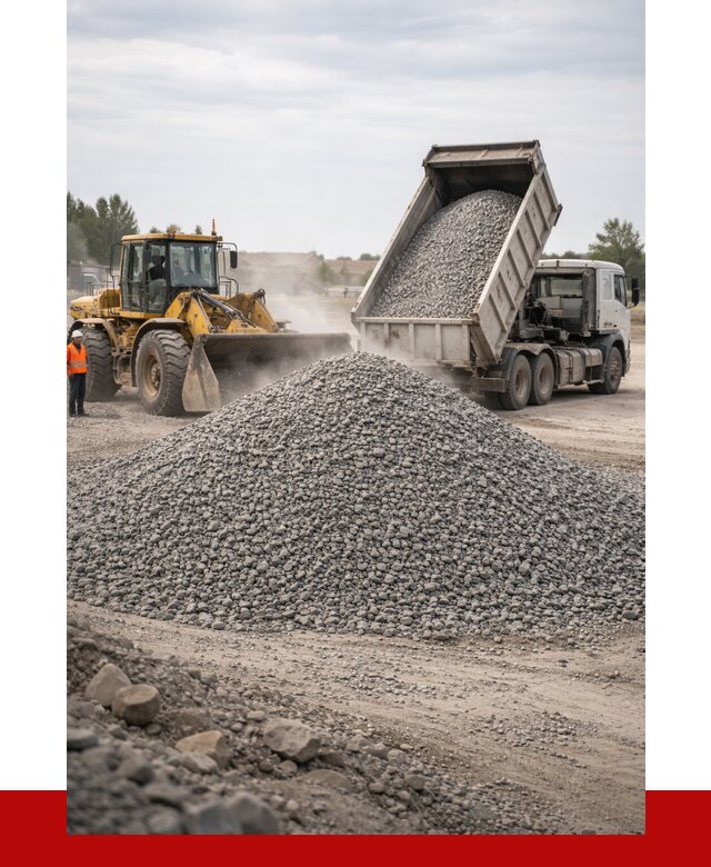 Купить щебень с доставкой в Сергиевом Посаде от 2559 руб. | ПРОНЕРУДСгп