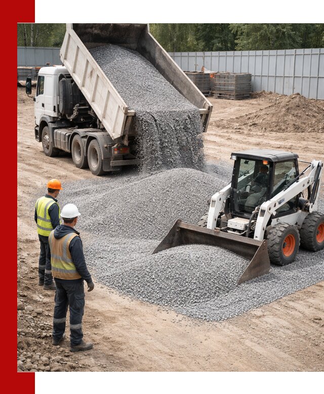 Доставка и продажа гранитного щебня фракции 0-5 в Сергиевом Посаде