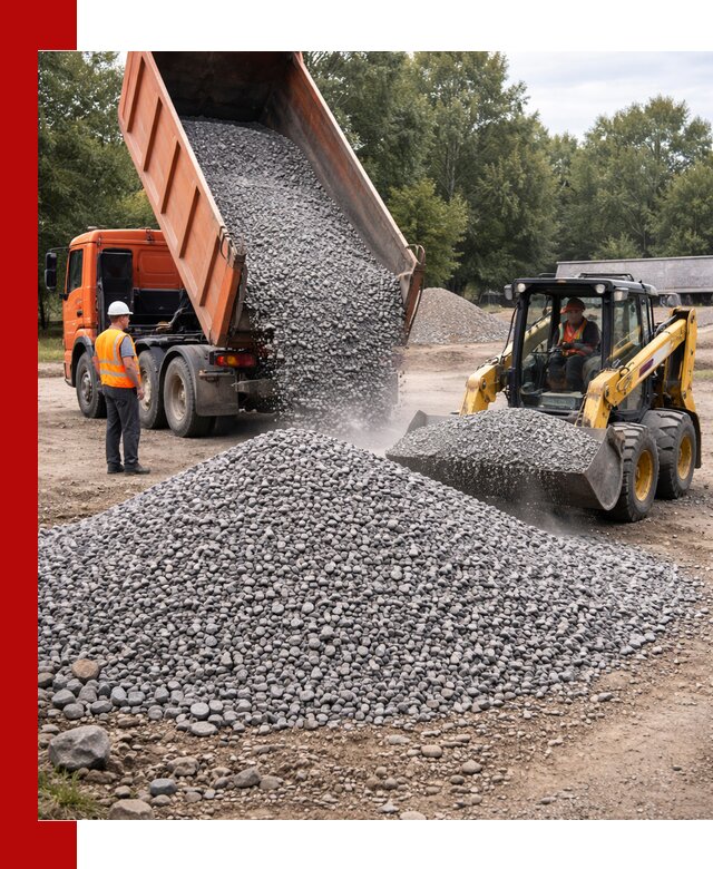 Купить гранитный щебень фракции 5–10 в Сергиевом Посаде с доставкой