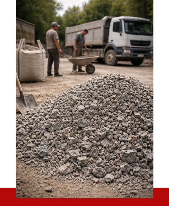 Гранитный щебень фракция 20-40 в Сергиевом Посаде от 3275 руб. ПРОНЕРУДСгп