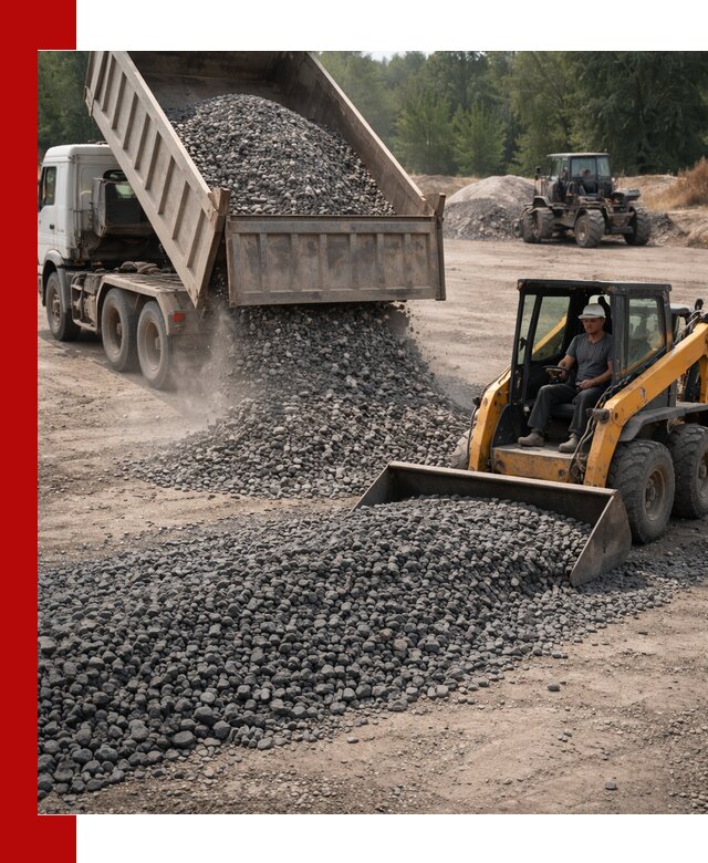 Гранитный щебень фракция 40-70 с доставкой в Сергиевом Посаде