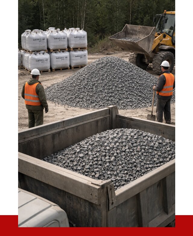 Щебень габбро диабаз 20-40 в Сергиевом Посаде от 3480 руб. | ПРОНЕРУДСгп