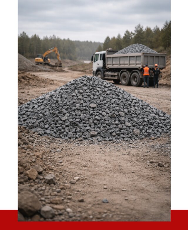 Щебень габбро диабаз фракция 40-70 в Сергиевом Посаде от 2251 р-ПРОНЕРУДСгп