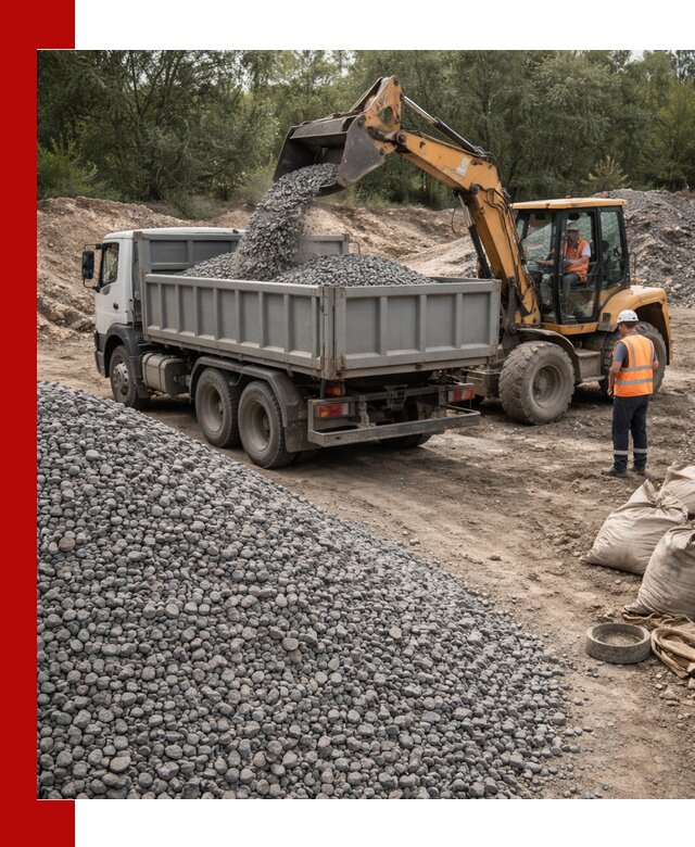 Доставка гравийного щебня в Сергиевом Посаде оптом и в розницу