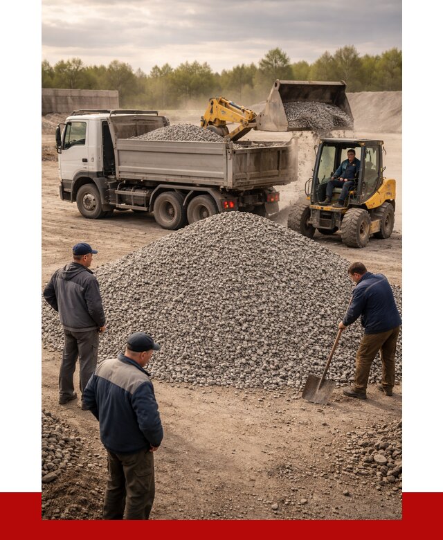 Гравийный щебень фракция 5-20 в Сергиевом Посаде от 2456 р. ПРОНЕРУДСгп