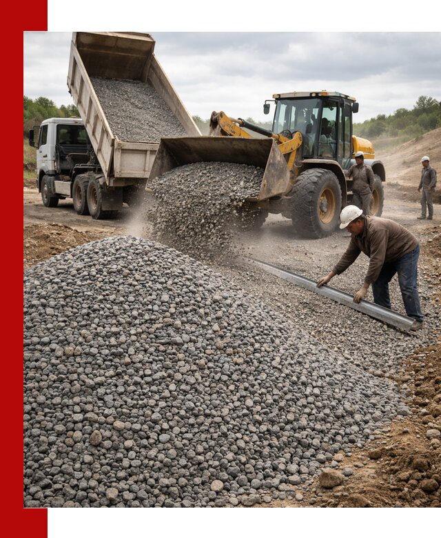 Гравийный щебень фракция 5-20 с доставкой в Сергиевом Посаде