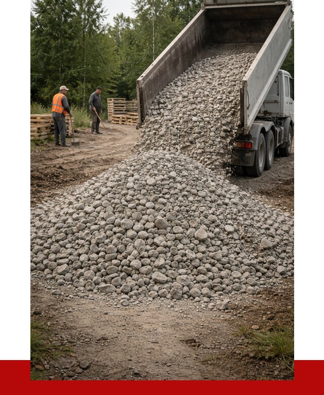 гравийный щебень фракция 70-120 в Сергиевом Посаде от 2507 р. ПРОНЕРУДСгп