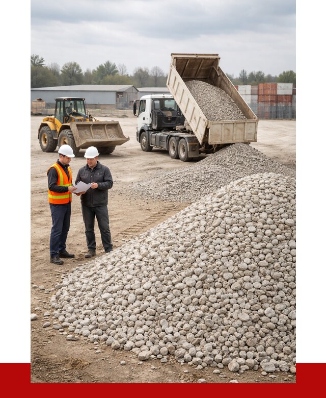 Известняковый щебень в Сергиевом Посаде от 1433 р. доставка | ПРОНЕРУДСгп