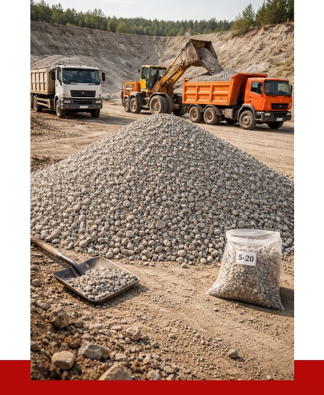 Доломитовый щебень фр. 5-20 в Сергиевом Посаде от 4298 р. | ПРОНЕРУДСгп
