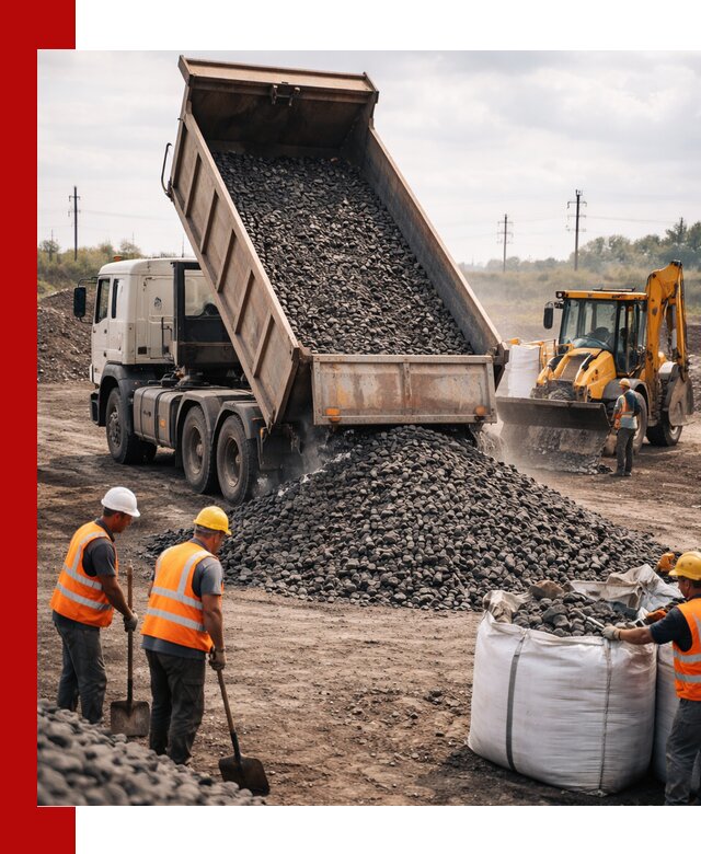 Шлаковый щебень фракция 40-70 с доставкой в Сергиевом Посаде