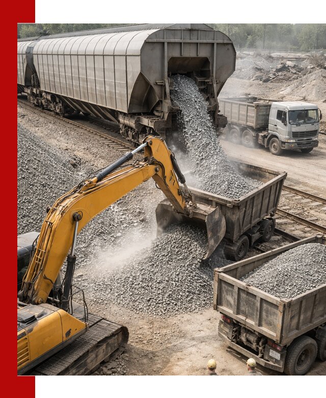 Доставка железнодорожного щебня в Сергиевом Посаде крупными партиями быстрого отгруза