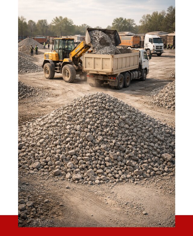Вторичный щебень фракция 40-70 в Сергиевом Посаде от 1781 р, ПРОНЕРУДСгп