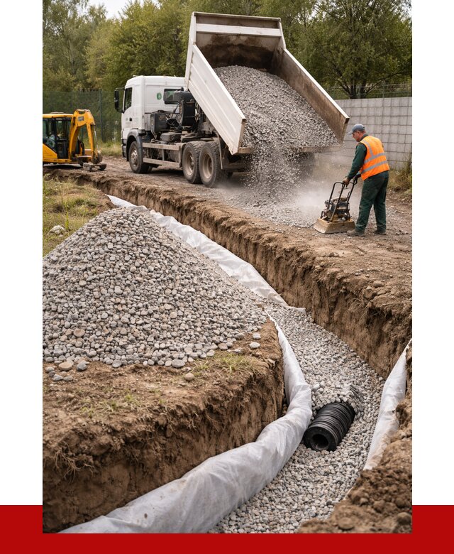 Щебень для дренажа в Сергиевом Посаде от 1893 р., ПРОНЕРУДСгп доставка