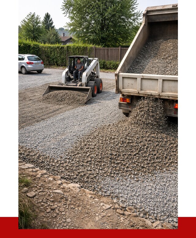 Щебень для парковки в Сергиевом Посаде с доставкой от 1228 р.| ПРОНЕРУДСгп