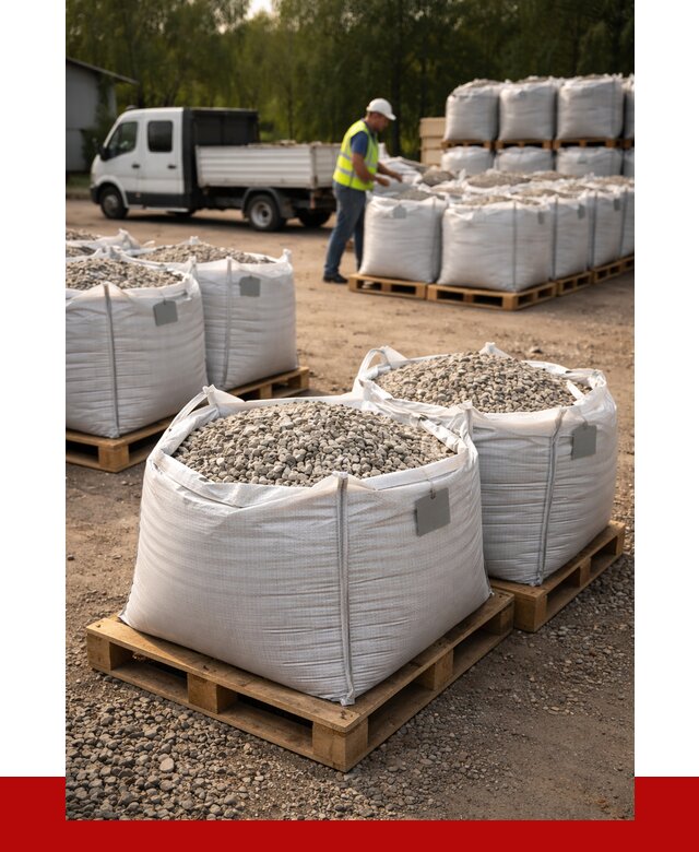 Щебень в мешках с доставкой в Сергиевом Посаде от 4298 р. | ПРОНЕРУДСгп