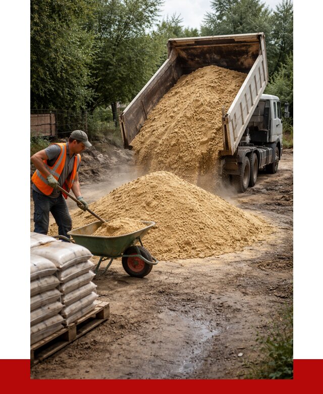 Купить песок с доставкой в Сергиевом Посаде от 1842 р. | ПРОНЕРУДСгп