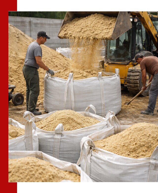 Поставка качественного песка для кладки в Сергиевом Посаде