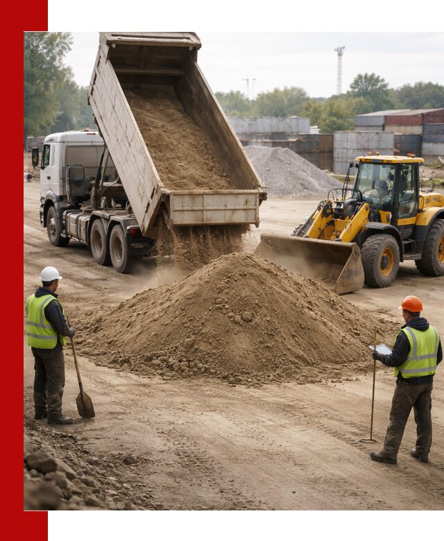 Доставка и продажа пескогрунта оптом и в розницу в Сергиевом Посаде