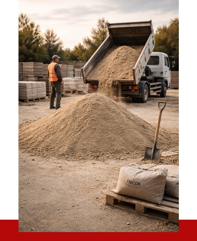 Купить сухой песок в Сергиевом Посаде с доставкой от 2456 р. | ПРОНЕРУДСгп