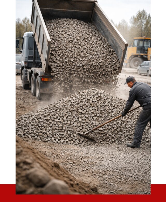 Гравий фракция 20-40 в Сергиевом Посаде от 2559 р. доставка | ПРОНЕРУДСгп