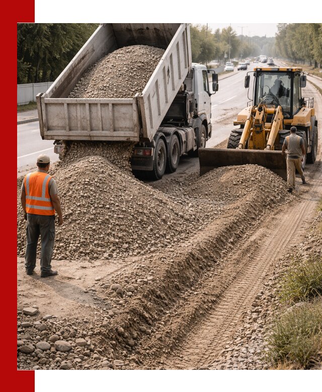 Опгс для устройства дорог и подсыпки в Сергиевом Посаде