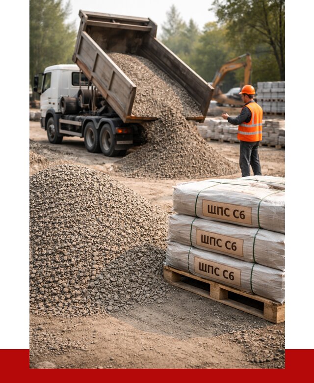 ЩПС С6 в Сергиевом Посаде с доставкой от 2251 р. за куб | ПРОНЕРУДСгп