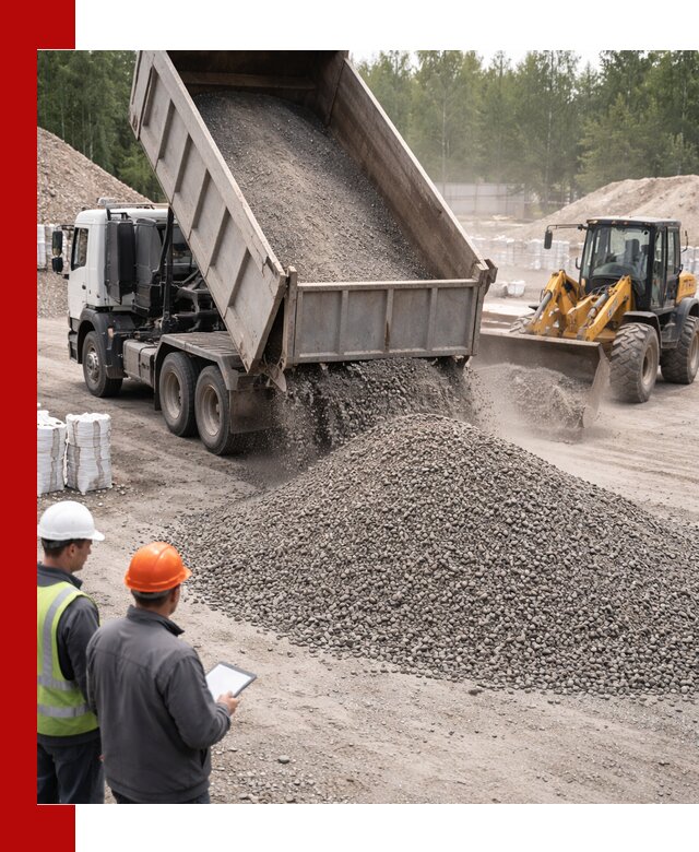 Доставка и продажа гранитного отсева 0-10 в Сергиевом Посаде