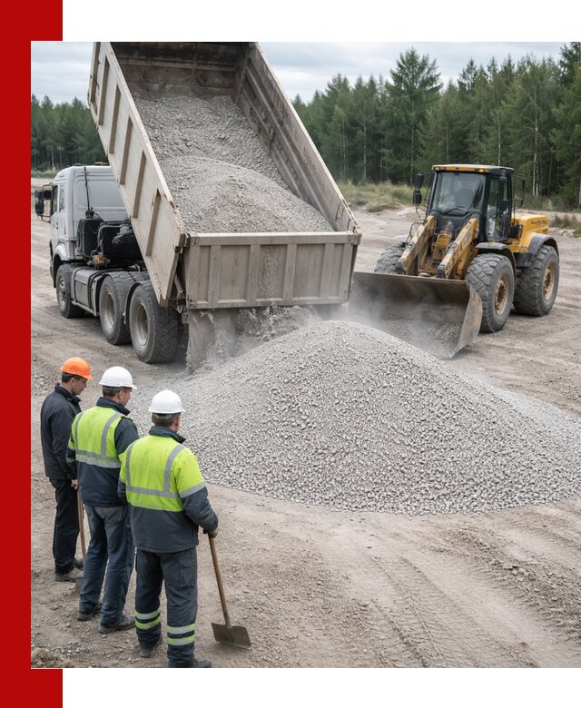 Известняковый отсев 0-5 доставка в Сергиевом Посаде быстро и выгодно