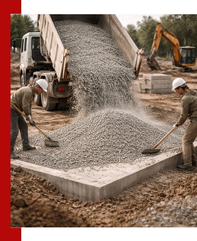 Доставка и продажа отсева для бетона в Сергиевом Посаде