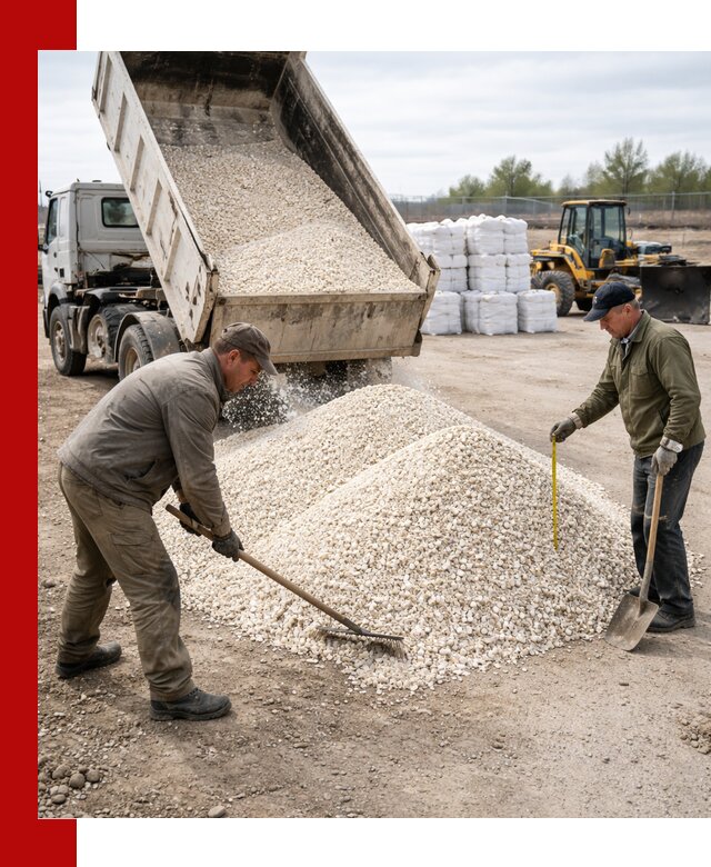 Мраморная крошка с доставкой и разгрузкой в Сергиевом Посаде