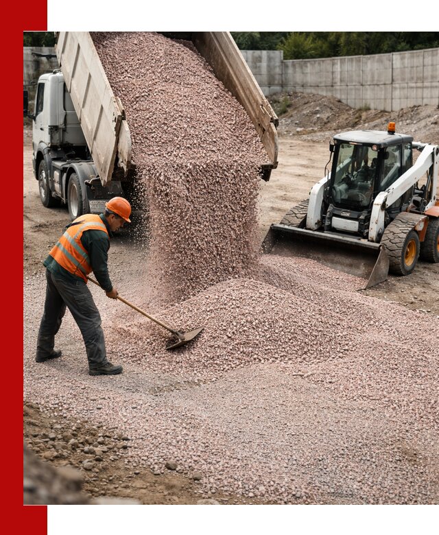 Крошка розовый гранит с доставкой в Сергиевом Посаде от производителя