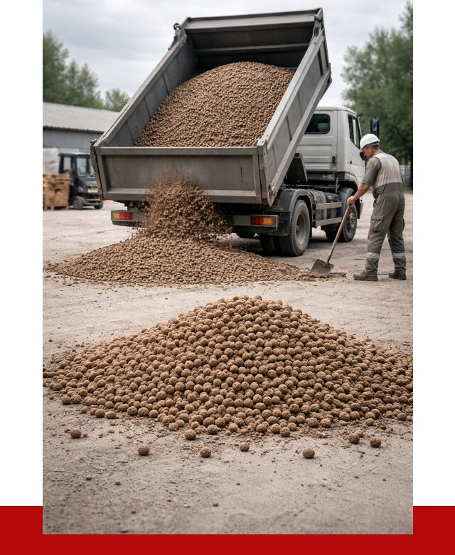 Керамзит с доставкой в Сергиевом Посаде от 4298 р. за м3 | ПРОНЕРУДСгп