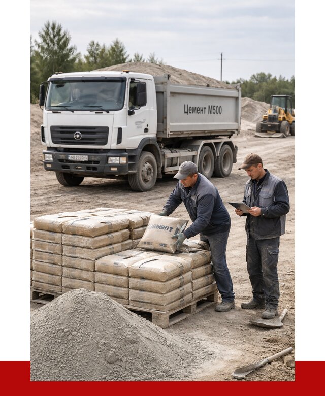 Купить цемент м500 с доставкой в Сергиевом Посаде от 5322 р. | ПРОНЕРУДСгп