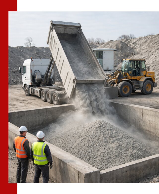 Доставка цемента навалом в Сергиевом Посаде крупными партиями