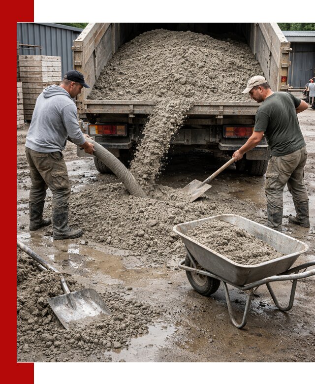 Цементно-песчаная смесь М150 доставка в Сергиевом Посаде