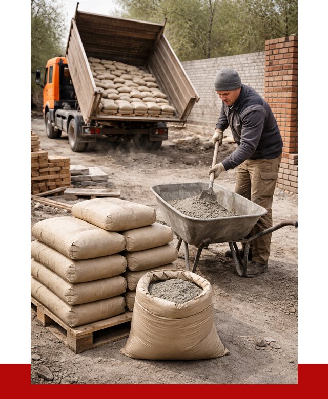 Купить сухую смесь для кладки в Сергиевом Посаде от 1228 р. | ПРОНЕРУДСгп