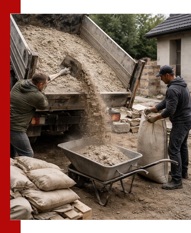 Качественная сухая смесь для кладки с доставкой в Сергиевом Посаде