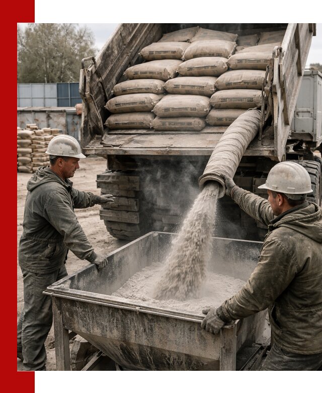 Доставка цемента М400 в Сергиевом Посаде оптом и в розницу