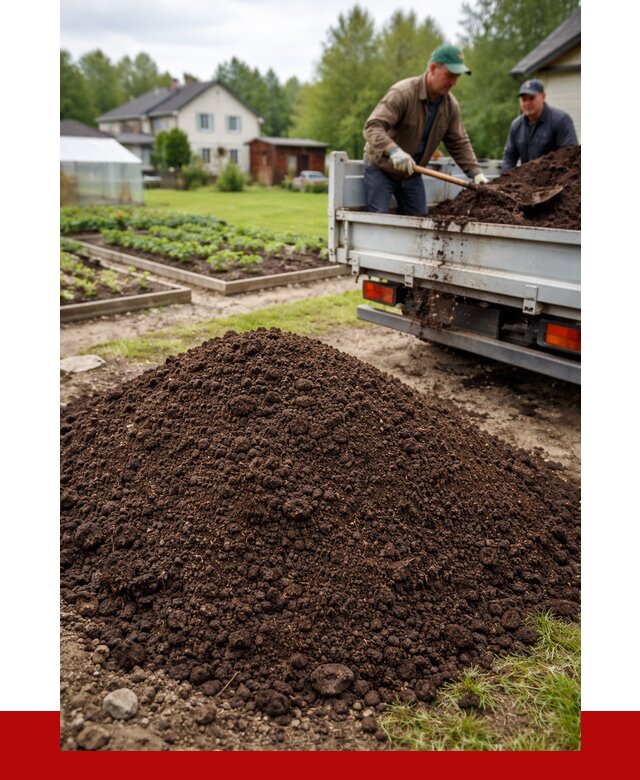 Плодородный грунт в Сергиевом Посаде с доставкой от 4298 р. | ПРОНЕРУДСгп