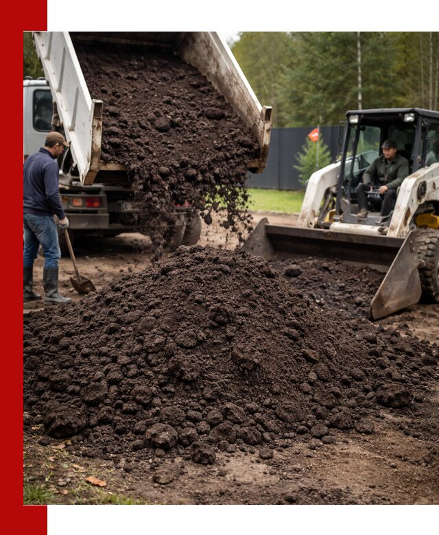 Плодородный грунт с доставкой в Сергиевом Посаде для садов и огородов
