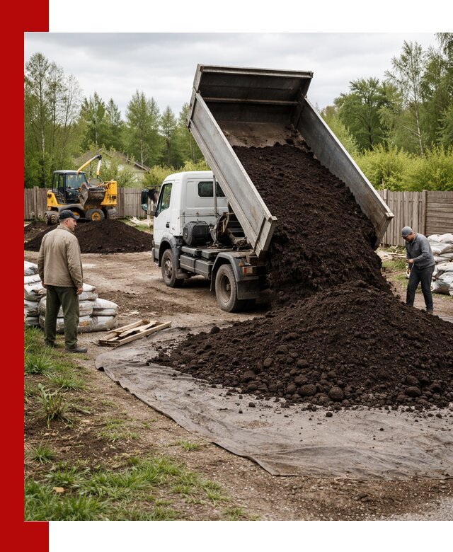 Доставка качественного почвогрунта в Сергиевом Посаде оптом и в розницу