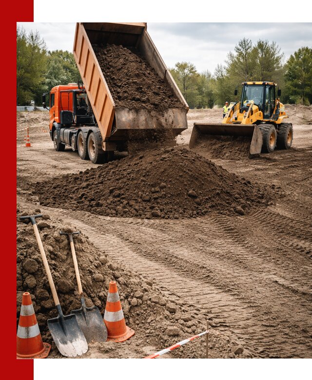 Поставка и доставка планировочного грунта в Сергиевом Посаде