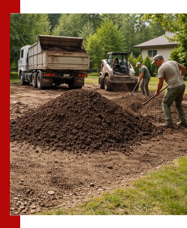 Доставка и укладка грунта для газона в Сергиевом Посаде