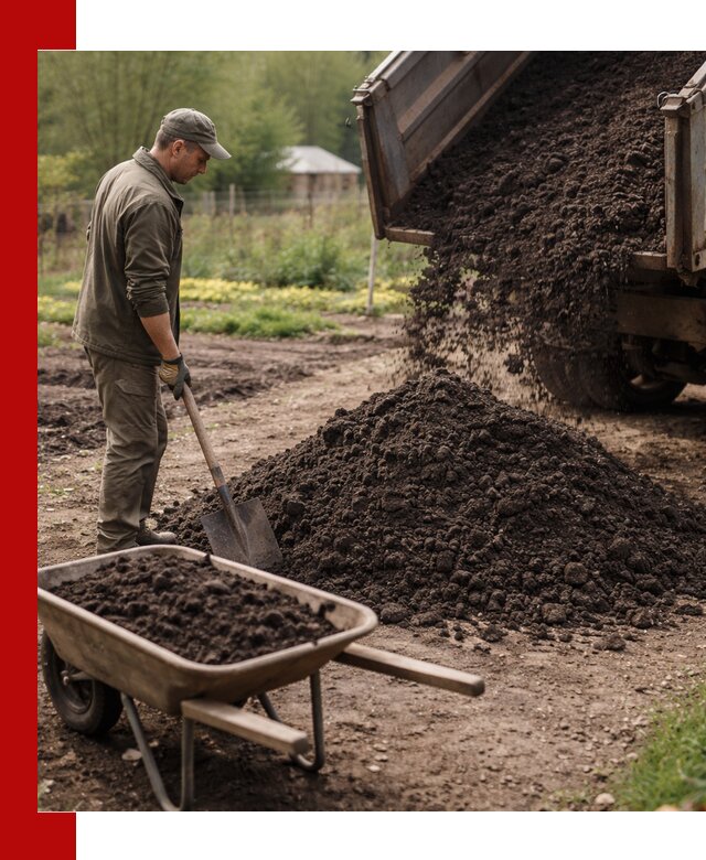 Доставка качественной земли для огорода в Сергиевом Посаде