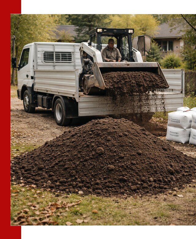 Доставка садовой земли в больших объёмах в Сергиевом Посаде