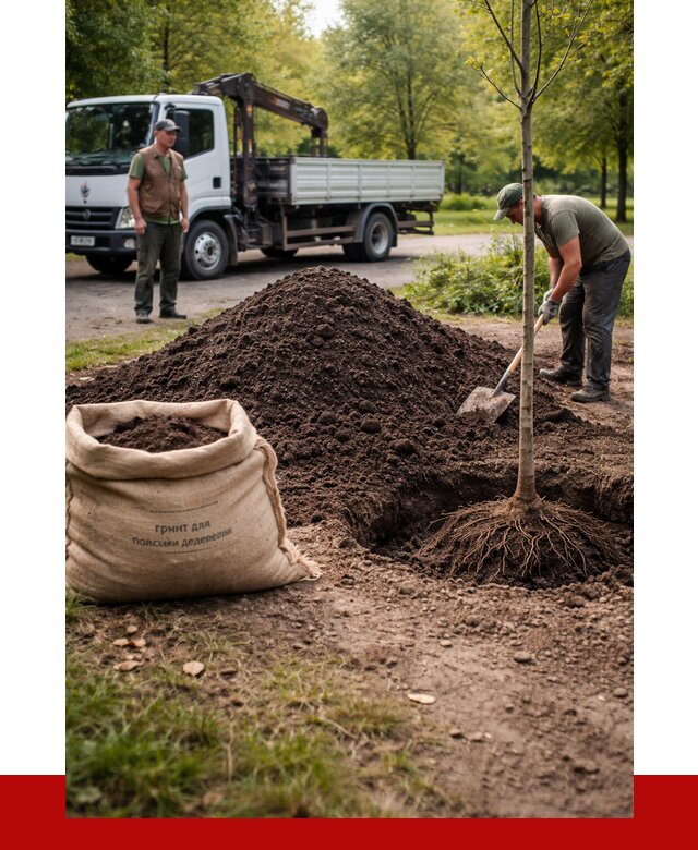 Грунт для посадки деревьев в Сергиевом Посаде от 1228 р. | ПРОНЕРУДСгп