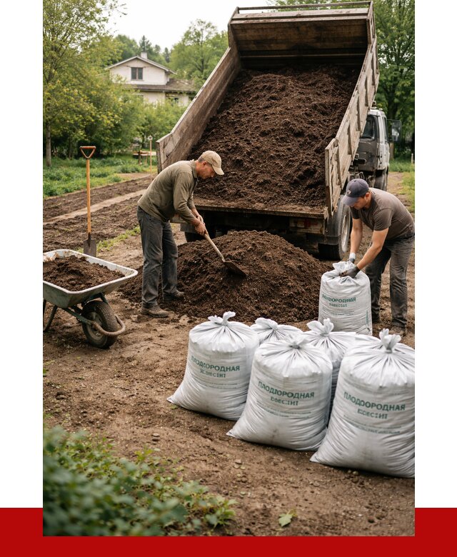 Плодородная смесь в Сергиевом Посаде от 4298 р./куб с доставкой | ПРОНЕРУДСгп