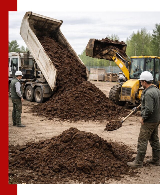 Доставка торфа оптом и в мешках в Сергиевом Посаде