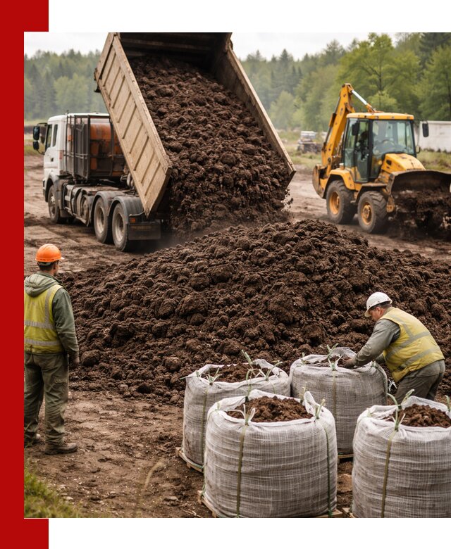 Доставка нейтрального торфа в Сергиевом Посаде оптом и в розницу