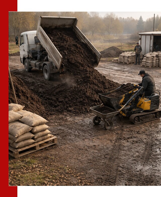 Кислый торф в доставке по выгодным ценам в Сергиевом Посаде